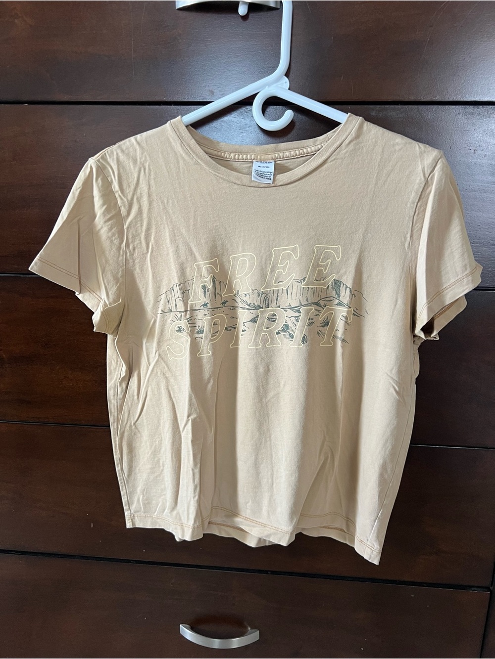 PINK Victoria's Secret Beige Graphic Tee